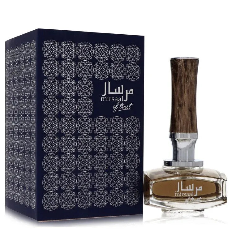 An image displaying Afnan Mirsaal of Trust by Afnan Eau De Parfum Spray 3 oz for Men by Afnan