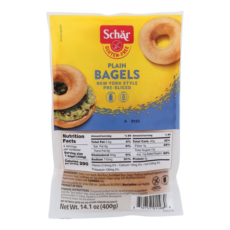 Schar - Bagel Plain - Case Of 4 - 14.1 Ounce