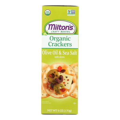 An image displaying Miltons - Baked Crackers Oo&ss - Case Of 8 - 6 Ounce by Miltons