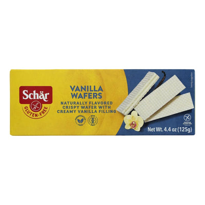 An image displaying Schar Vanilla Wafers Gluten Free - Case Of 12 - 4.4 Ounce by Schar