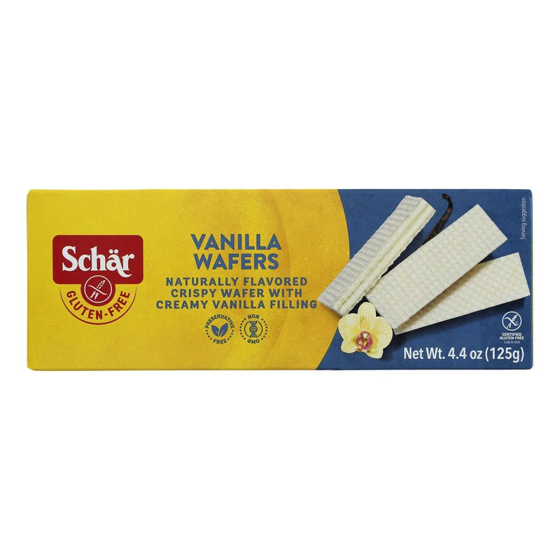 An image displaying Schar Vanilla Wafers Gluten Free - Case Of 12 - 4.4 Ounce by Schar