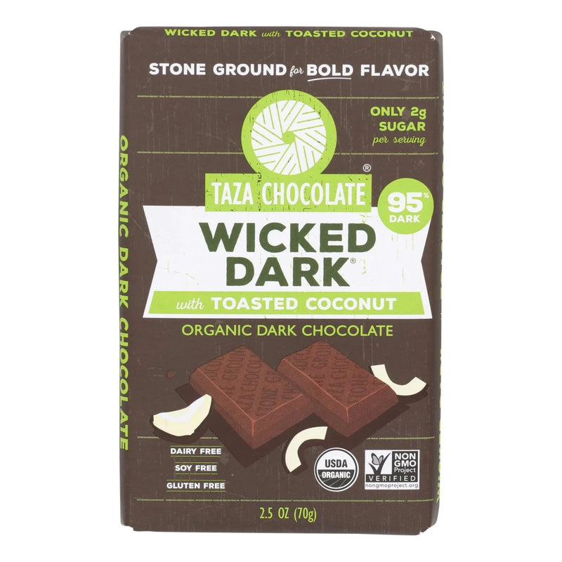 Taza Chocolate Organic Dark Chocolate - Case Of 10 - 2.5 Ounce