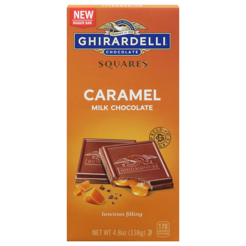 Ghirardelli - Bar Milk Chocolate Caramel - Case Of 10-4.8 Ounce