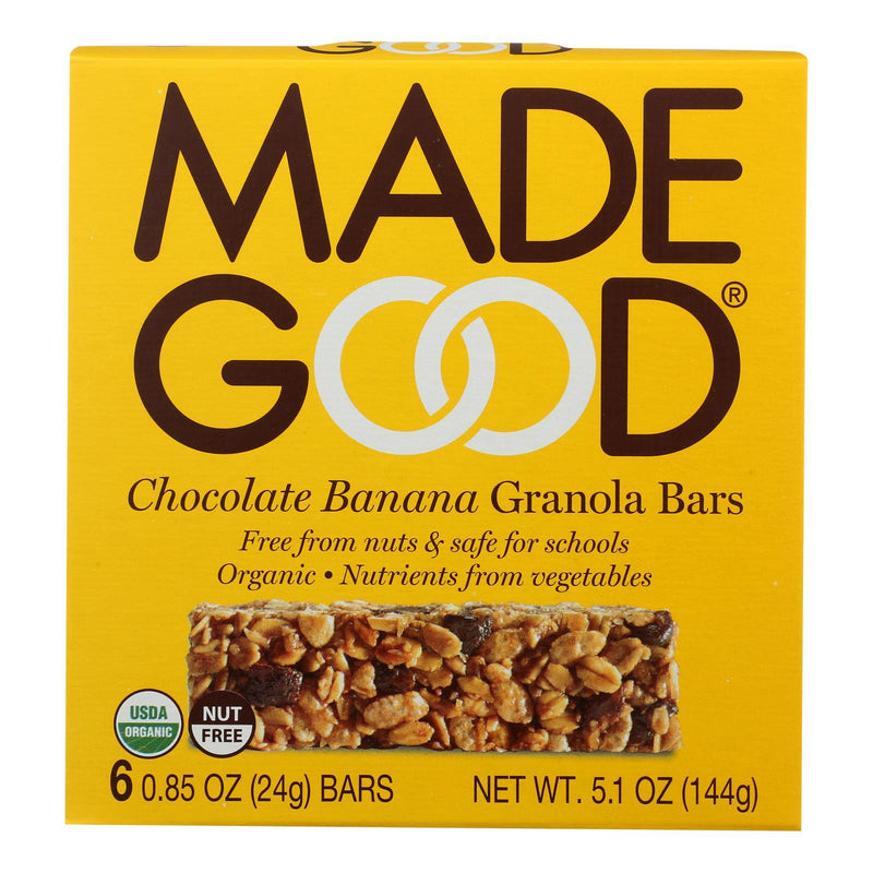 Made Good Granola Bar - Chocolate Banana - Case Of 6 - 5 Ounce