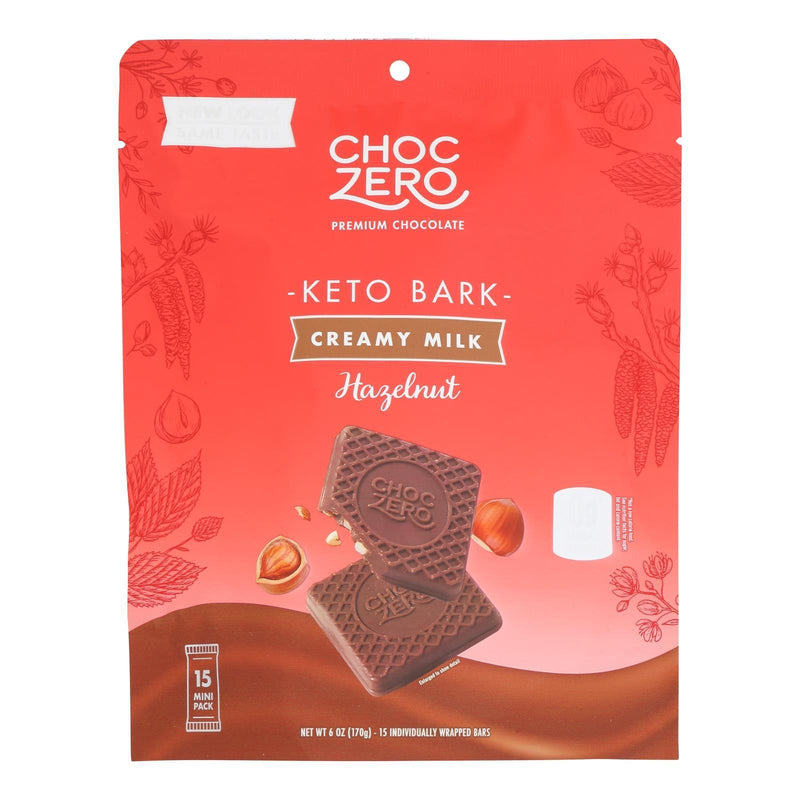 Choczero - Keto Brk Milk Chocolate Hazelnt - Case Of 12-6 Ounce