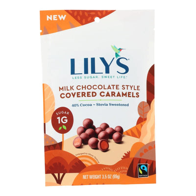 An image displaying Lilys - Crmls Milk Chocolate Stle Stevia - Case Of 12-3.5 Ounce by Lily's Sweets