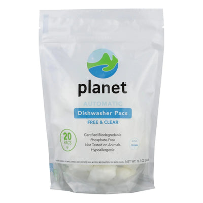 An image displaying Planet Automatic Dishwasher - Case Of 12 - 20 Count by Planet
