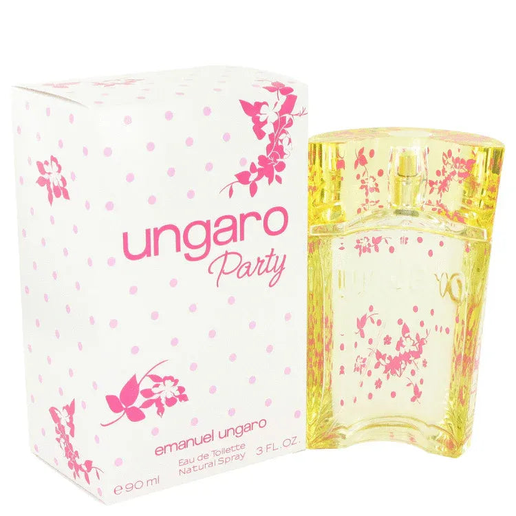 An image displaying Ungaro Party by Ungaro Eau De Toilette Spray 3 oz for Women by Ungaro