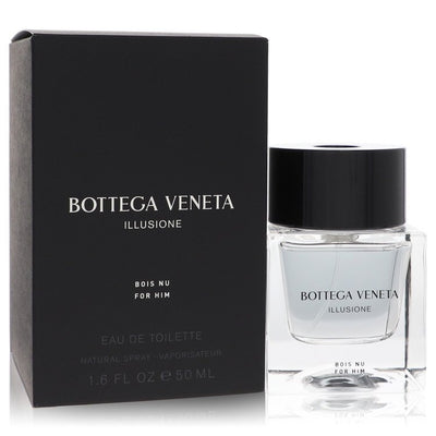 An image displaying Bottega Veneta Illusione Bois Nu by Bottega Veneta Eau De Toilette Spray 1.7 oz for Men by Bottega Veneta