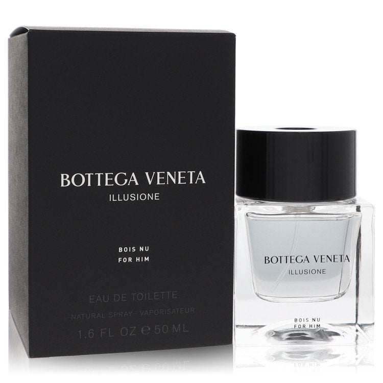 An image displaying Bottega Veneta Illusione Bois Nu by Bottega Veneta Eau De Toilette Spray 1.7 oz for Men by Bottega Veneta
