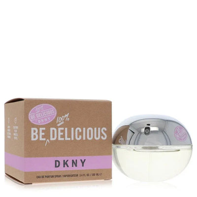 An image displaying Be 100% Delicious by Donna Karan Eau De Parfum Spray 3.4 oz for Women by Donna Karan