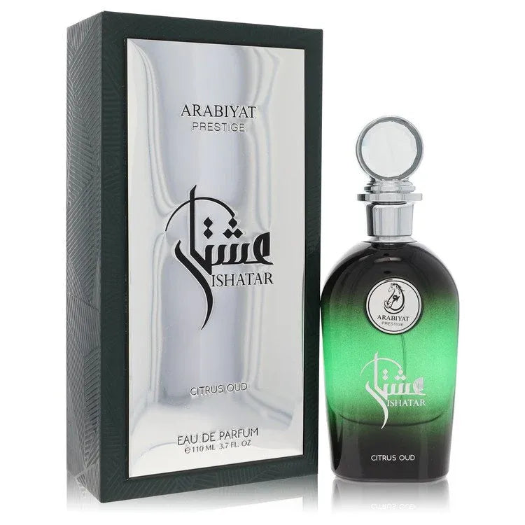 An image displaying Arabiyat Prestige Citrus Oud by Arabiyat Prestige Eau De Parfum Spray 3.7 oz for Men by Arabiyat Prestige