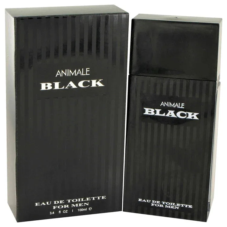 An image displaying Animale Black by Animale Eau De Toilette Spray 3.4 oz for Men by Animale