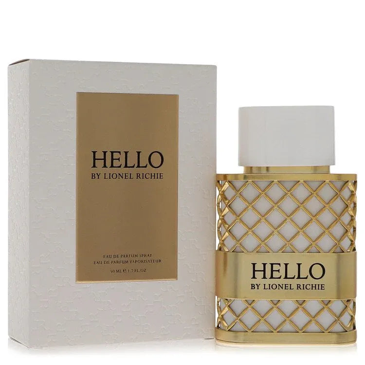 An image displaying Lionel Richie Hello by Lionel Richie Eau De Parfum Spray 1.7 oz for Women by Lionel Richie