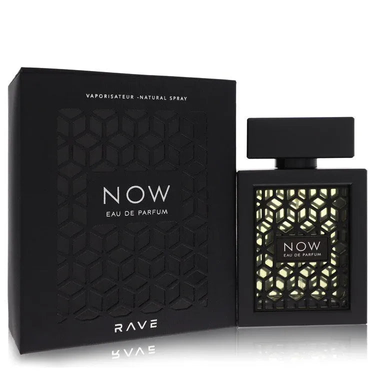 An image displaying Lattafa Rave Now by Lattafa Eau De Parfum Spray 3.4 oz for Men by Lattafa