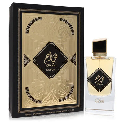 An image displaying Nusuk Fawah by Nusuk Eau De Parfum Spray 2.7 oz for Men by Nusuk