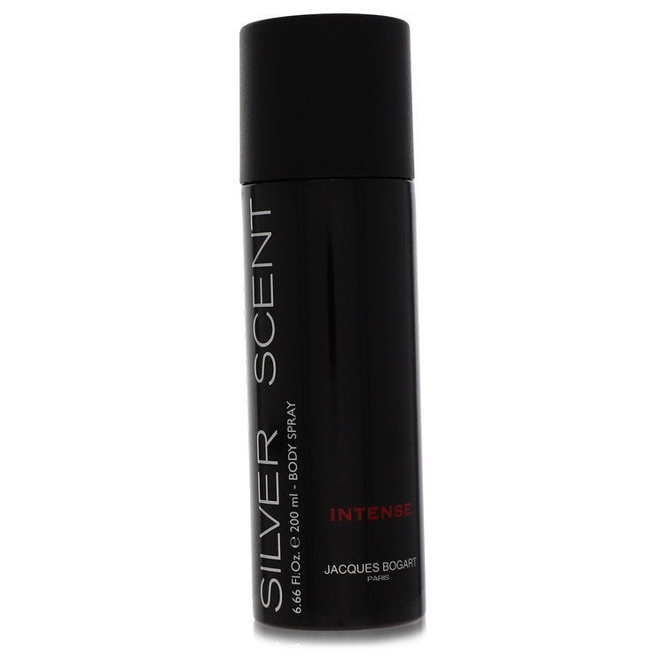An image displaying Silver Scent Intense by Jacques Bogart Body Spray 6.6 oz for Men by Jacques Bogart