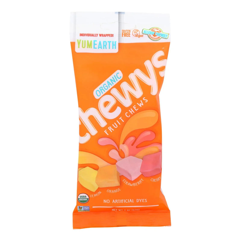 Yumearth - Chewys Fruit Chews - Case Of 12-2 Ounce