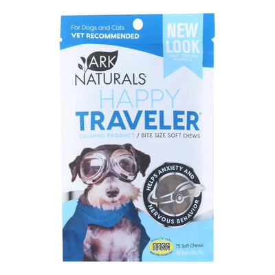 An image displaying Ark Naturals - Happy Traveler Cat Dog Chew - 1 Each-1.98 Ounces by Ark Naturals