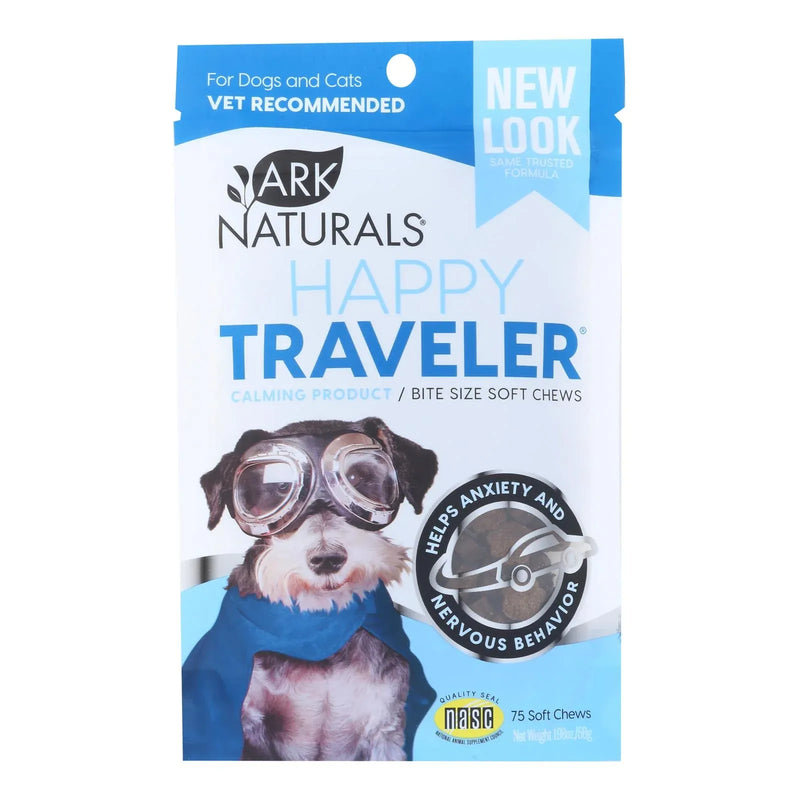 An image displaying Ark Naturals - Happy Traveler Cat Dog Chew - 1 Each-1.98 Ounces by Ark Naturals