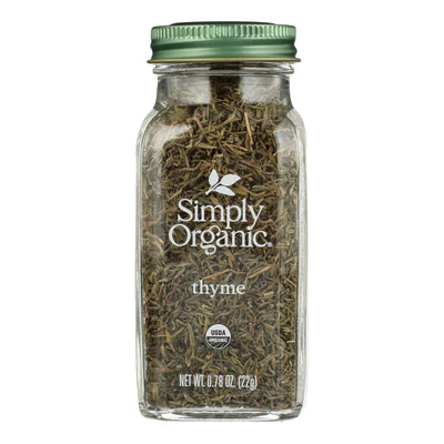 An image displaying Simply Organic - Thyme Leaf Organic - Case Of 6 - 0.78 Ounces by Simply Organic