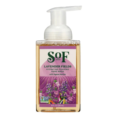 An image displaying South Of France - Hand Wash Lavender Fields - 1 Each-8 Fluid Ounces by South Of France