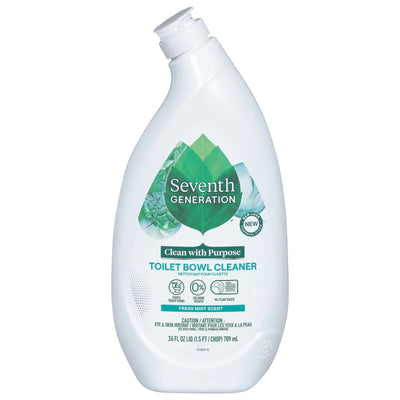 An image displaying Seventh Generation - Cleaner Toilet Bowl Mint - Case Of 4-24 Fluid Ounces by Seventh Generation