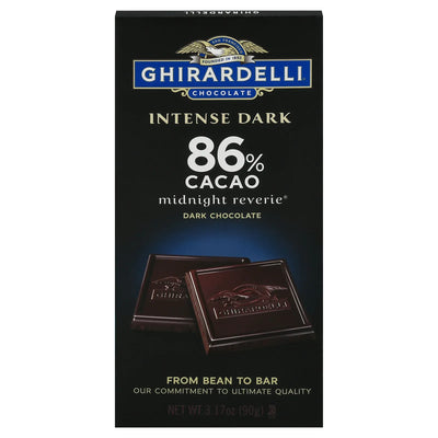An image displaying Ghirardelli - Bar Intense Dark Dark Chocolate - Case Of 12 - 3.17 Ounces by Ghirardelli