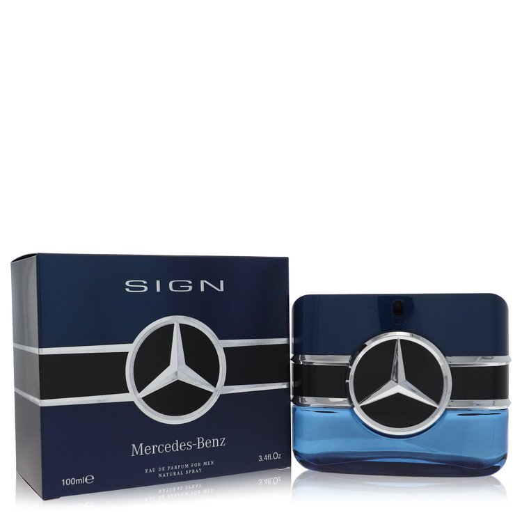 An image displaying Mercedes Benz Sign by Mercedes Benz Eau De Parfum Spray 3.4 oz for Men by Mercedes Benz