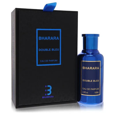 An image displaying Bharara Double Bleu by Bharara Beauty Eau De Parfum Spray 3.4 oz for Men by Bharara Beauty