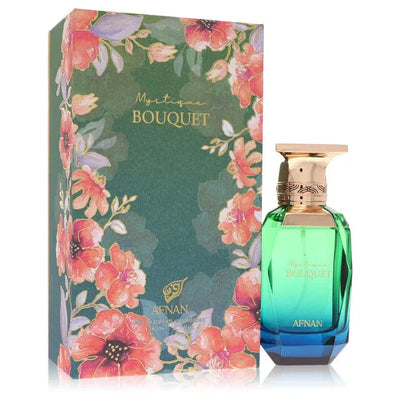 An image displaying Afnan Mystique Bouquet by Afnan Eau De Parfum Spray 2.7 oz for Women by Afnan