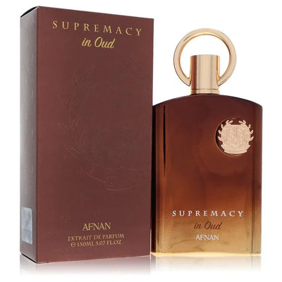 An image displaying Afnan Supremacy in Oud by Afnan Eau De Parfum Spray 5 oz for Men by Afnan