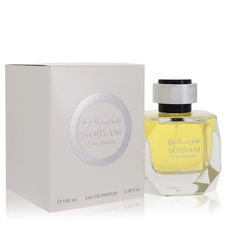 An image displaying Rasasi Soryani by Rasasi Eau De Parfum Spray 3.38 oz for Men by Rasasi