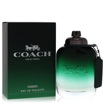 An image displaying Coach Green by Coach Eau De Toilette Spray 3.3 oz for Men by Coach