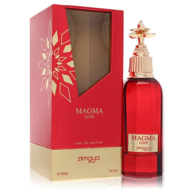 An image displaying Afnan Zimaya Magma Love by Afnan Eau De Parfum Spray 3.4 oz for Women by Afnan