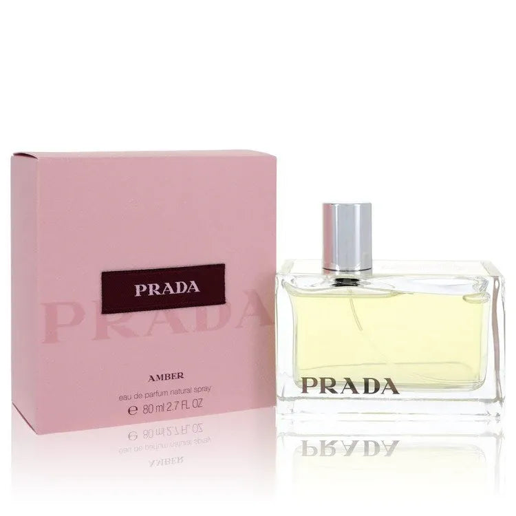 An image displaying Prada Amber by Prada Eau De Parfum Spray for Women by Prada