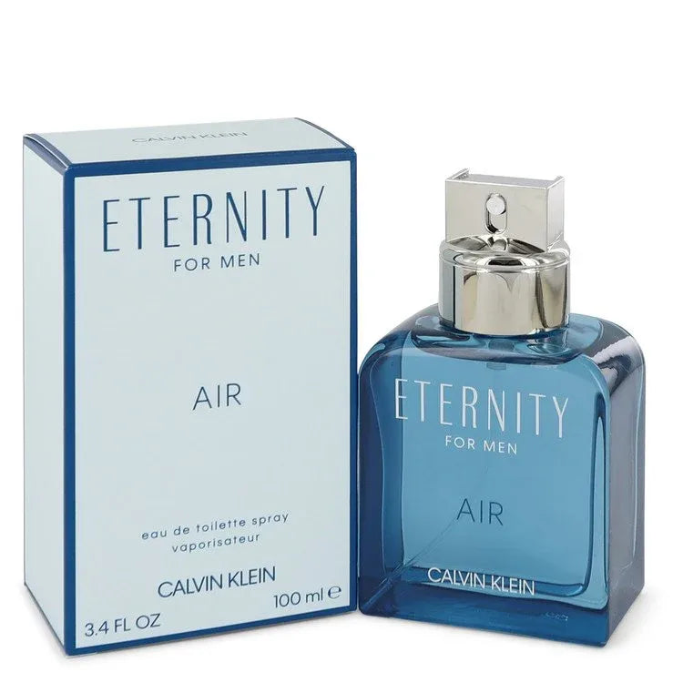 An image displaying Eternity Air by Calvin Klein Eau De Toilette Spray for Men by Calvin Klein