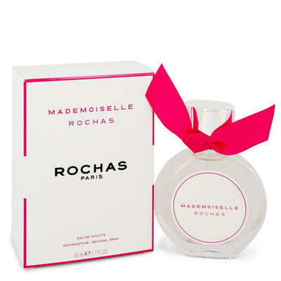 An image displaying Mademoiselle Rochas by Rochas Eau De Toilette Spray for Women by Rochas