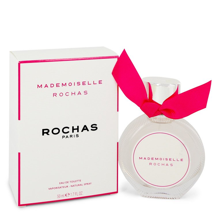 An image displaying Mademoiselle Rochas by Rochas Eau De Toilette Spray for Women by Rochas
