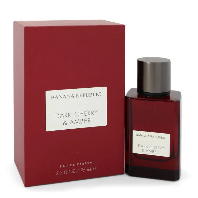 An image displaying Banana Republic Dark Cherry & Amber by Banana Republic Eau De Parfum Spray 2.5 oz for Women by Banana Republic