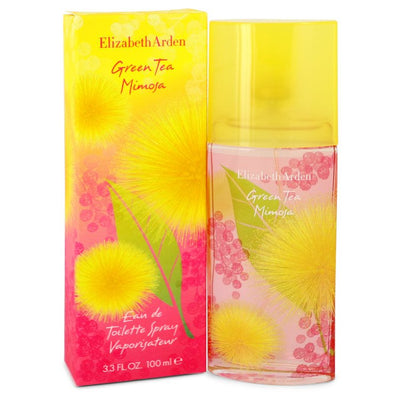 An image displaying Green Tea Mimosa by Elizabeth Arden Eau De Toilette Spray 3.3 oz for Women by Elizabeth Arden