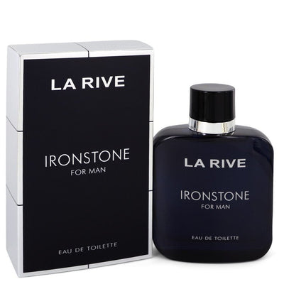 An image displaying La Rive Ironstone by La Rive Eau De Toilette Spray 3.3 oz for Men by La Rive