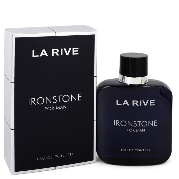An image displaying La Rive Ironstone by La Rive Eau De Toilette Spray 3.3 oz for Men by La Rive