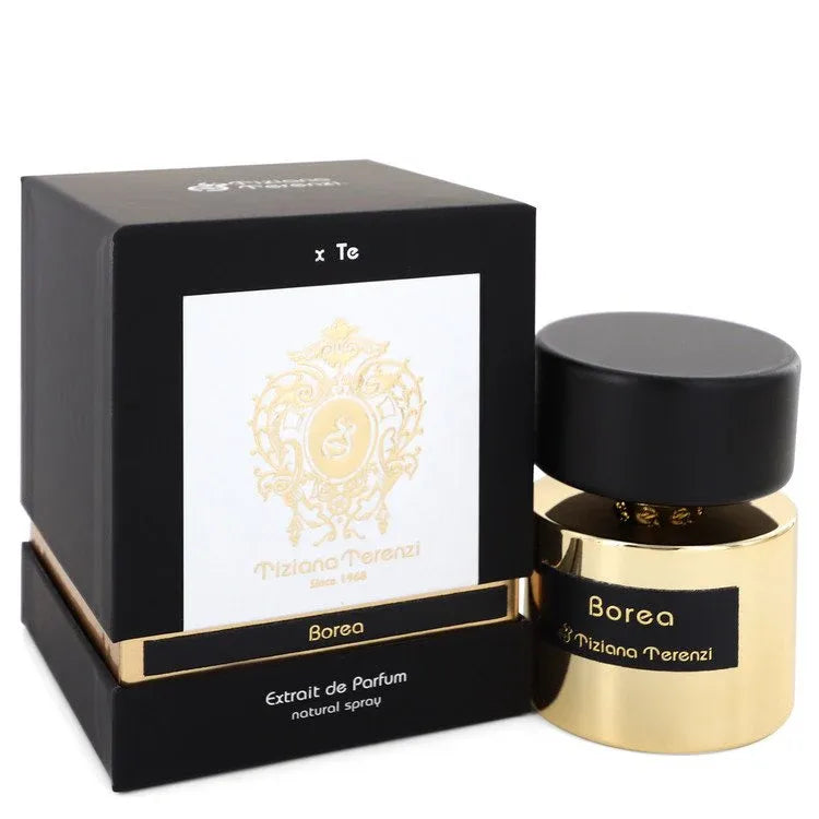 An image displaying Tiziana Terenzi Borea by Tiziana Terenzi Extrait De Parfum Spray 3.38 oz for Women by Tiziana Terenzi