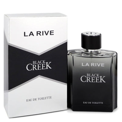 An image displaying La Rive Black Creek by La Rive Eau De Toilette Spray 3.3 oz for Men by La Rive