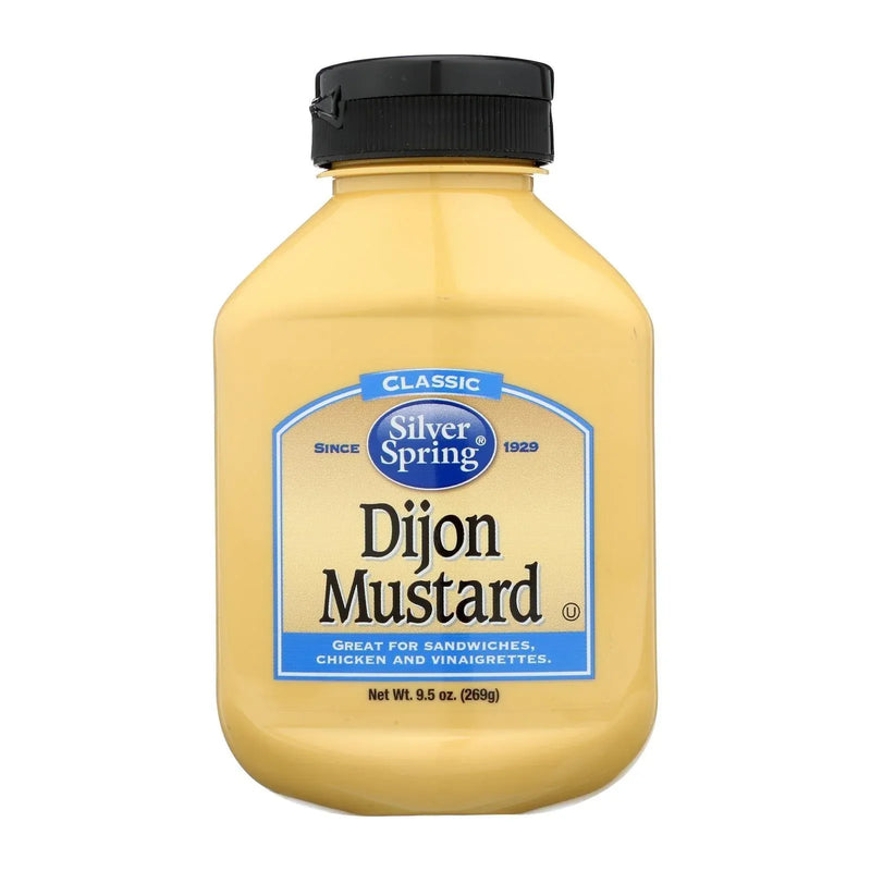 An image displaying Silver Spring Mustard - Dijon - Squeeze - Case Of 9 - 9.5 Ounce by Silver Spring