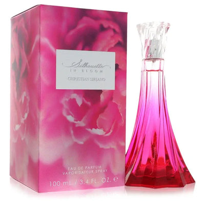 An image displaying Silhouette In Bloom by Christian Siriano Eau De Parfum Spray 3.4 oz for Women by Christian Siriano