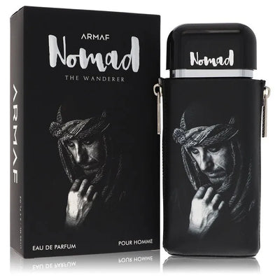 An image displaying Armaf Nomad The Wanderer by Armaf Eau De Parfum Spray 3.38 oz for Men by Armaf