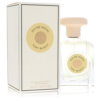 An image displaying Tory Burch Divine Moon by Tory Burch Eau De Parfum Spray 3 oz for Women by Tory Burch