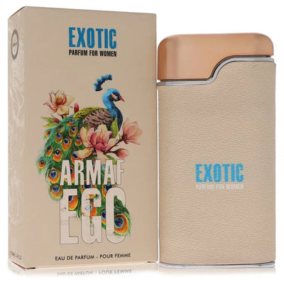 An image displaying Armaf Ego Exotic by Armaf Eau De Parfum Spray 3.38 oz for Women by Armaf